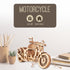 3D Wooden Puzzle, Motorcycle, DIY Model Kit